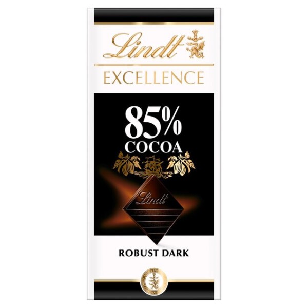 Lindt Excellence 85% Cocoa Dark Chocolate Bar