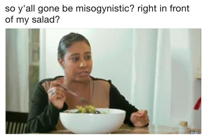 misogynistic meme salad